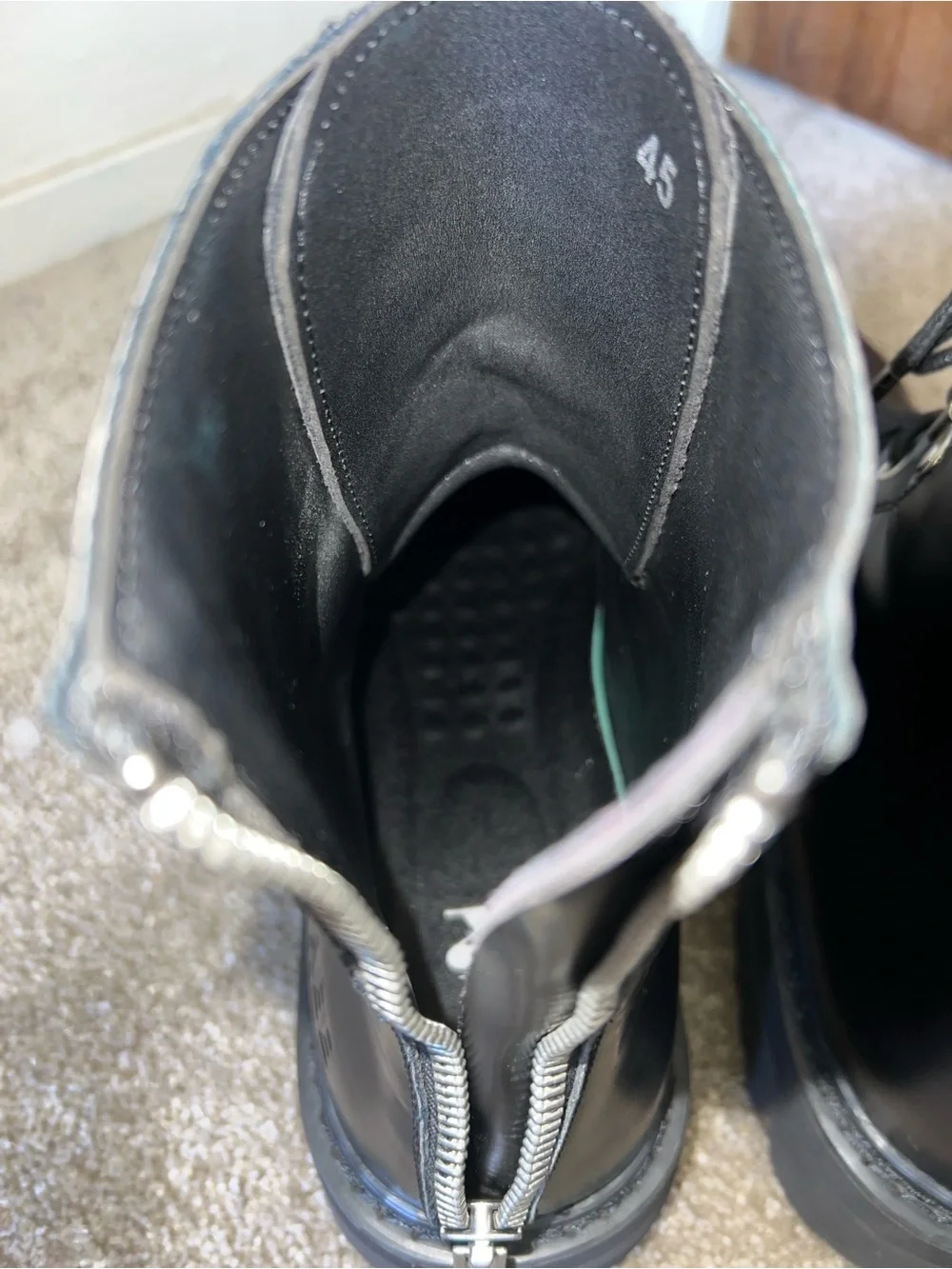 Dr. Martens polished black
